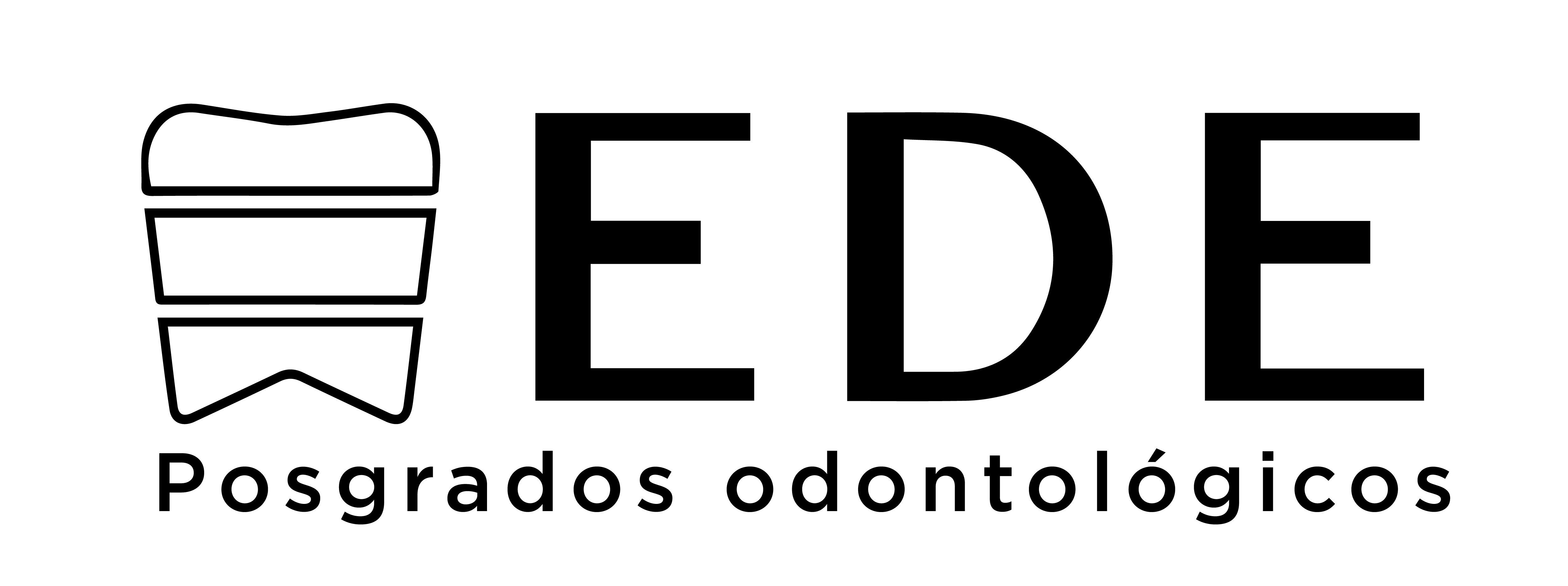 Logo EDE postgrados odontológicos. Dental Market and industry assessments